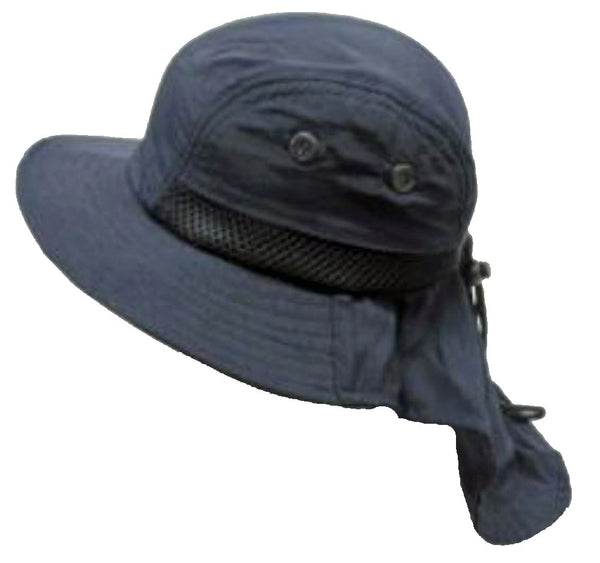 帽子 the Barnnet navy logo safari hat The Barnnet] Navy Wide Brim Logo Safari Hat 正規品 韓国