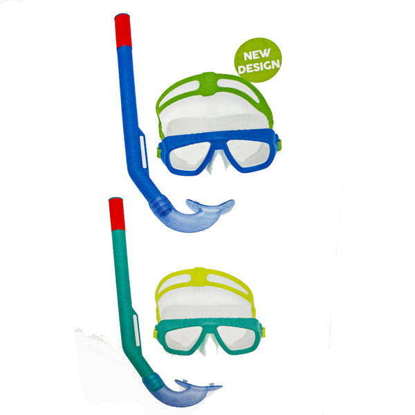 Swim and Snorkel Mask Kids Aqua Champ Mask Snorkel, 3-6