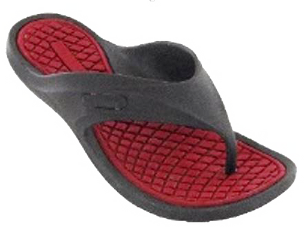 Sandals Boys Flip Flop Waffle Red Insole Sport Sandal Red