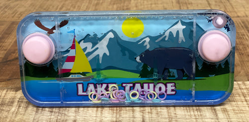 Novelty Souvenir, Game Water Ring Toss over Scenic Lake Tahoe