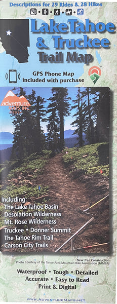 Maps California, Lake Tahoe Area, and Wilderness Map Collection