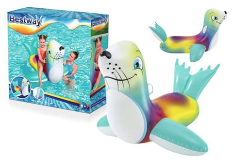 Inflatables and Floats Bestway Flash 'n Splash Lil' Seal  Ride-on Age 3+