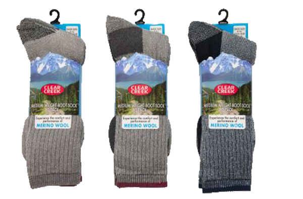 Socks-Men's Clear Creek Wool Blend Boot Sock