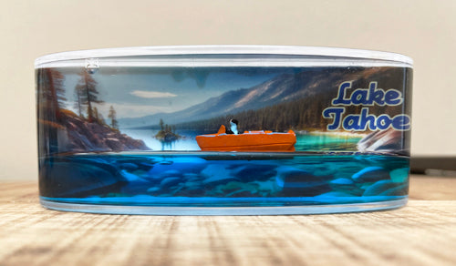 Souvenir Magnet On the Water-Water Filled, Lake Tahoe