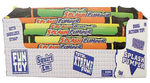 Summer Play Water Toy Gun Super Pumper Splash Sprayer, 18"