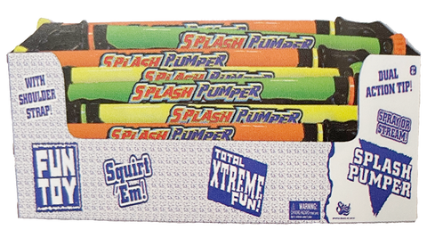 Summer Play Water Toy Gun Super Pumper Splash Sprayer, 18"