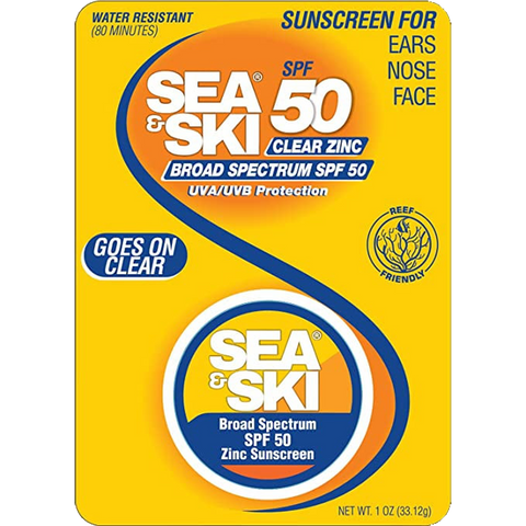 Sunscreen Sea & Ski Clear Zinc SPF 50