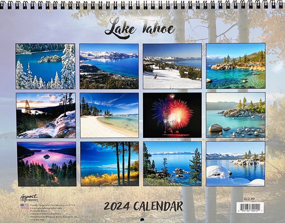 Lake Tahoe Scenic Calendar 2024 Farra Jeniece