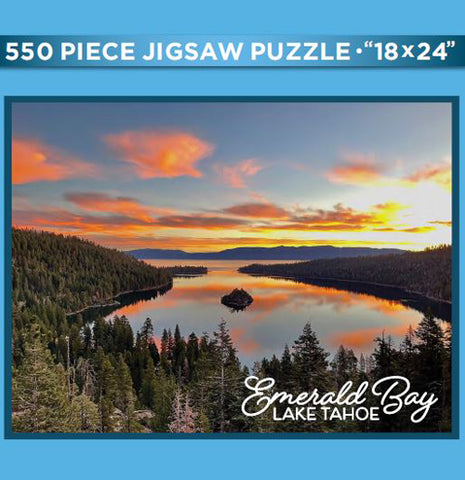Souvenir Lake Tahoe Emerald Bay Sunrise Photo Puzzle