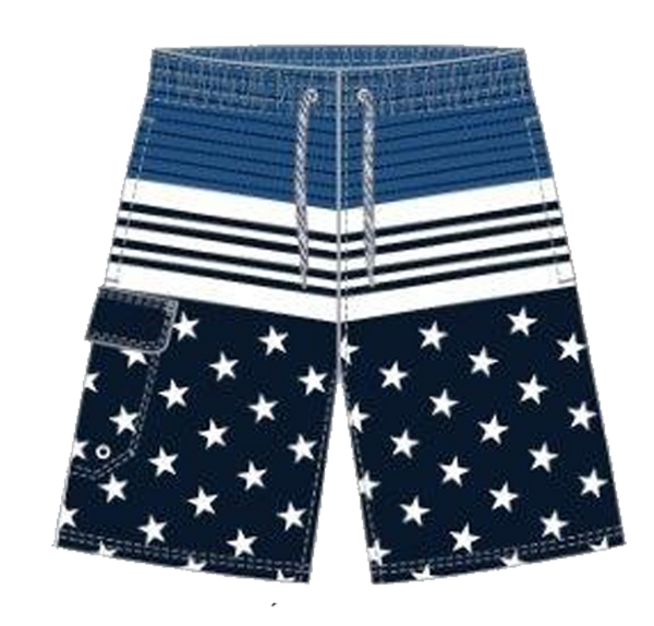 Swimwear Men's Americana Jazzy Boardshort