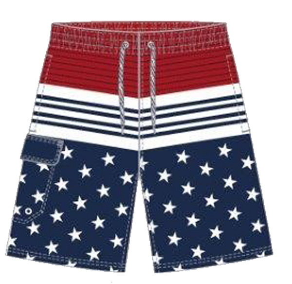Swimwear Men's Americana Jazzy Boardshort