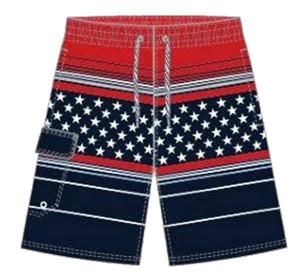 Swimwear Men's Americana Jazzy Boardshort