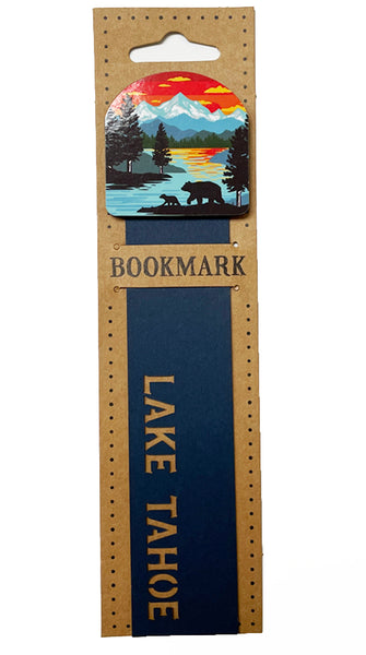 Souvenir Bookmark Sunset Reflections, Lake Tahoe