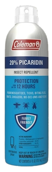 Insect Repellant  Coleman® Picaridin Insect Repellent 20% PICARIDIN