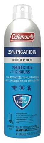 Insect Repellant  Coleman® Picaridin Insect Repellent 20% PICARIDIN