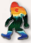 Souvenir Pin Bigfoot Wilderness Lapel Pin