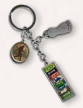 Souvenir Keychain Bigfoot Wilderness Charms