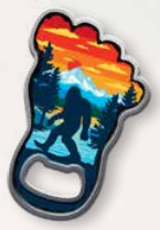 Souvenir Magnet Bigfoot Wilderness Bottle Opener