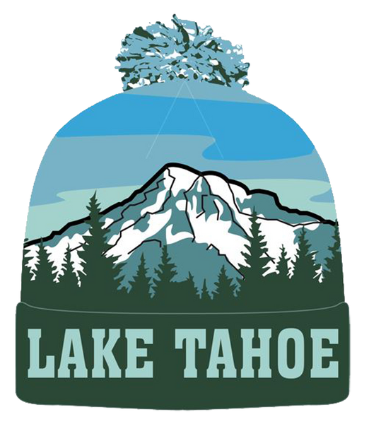 Winter-Hats Adult Pom,Bear, Bear 2, Boarder, Emerald Bay, Flower, Groovy, Mountain, Mountain 2, Star, Tree, Wave, Lake Tahoe