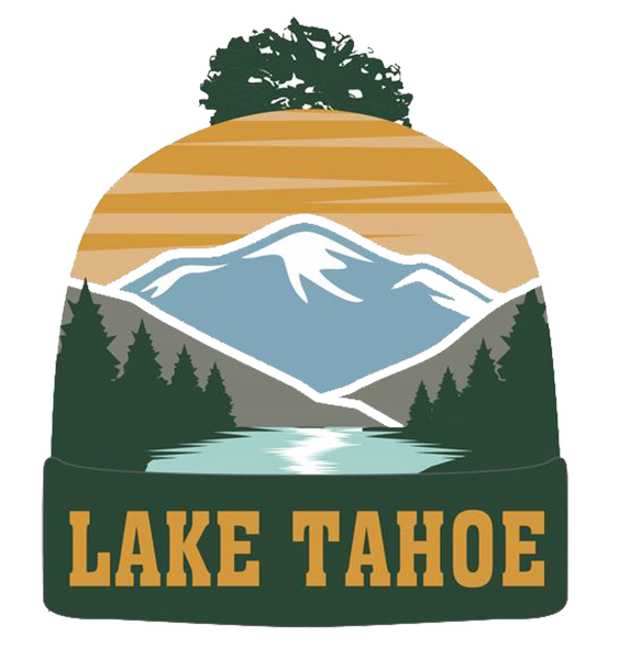 Winter-Hats Adult Pom,Bear, Bear 2, Boarder, Emerald Bay, Flower, Groovy, Mountain, Mountain 2, Star, Tree, Wave, Lake Tahoe