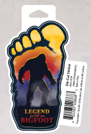 Souvenir Sticker Bigfoot Wilderness Legend of Bigfoot