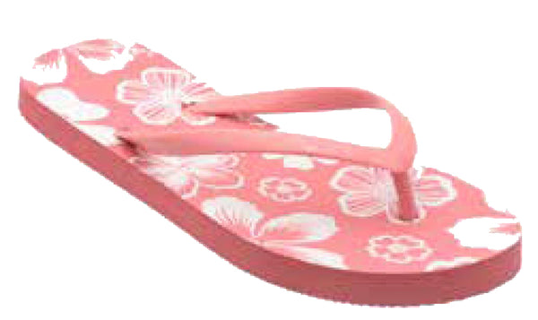 Sandals Ladies Flip Flop Daisy Sandal, Coral, Mint