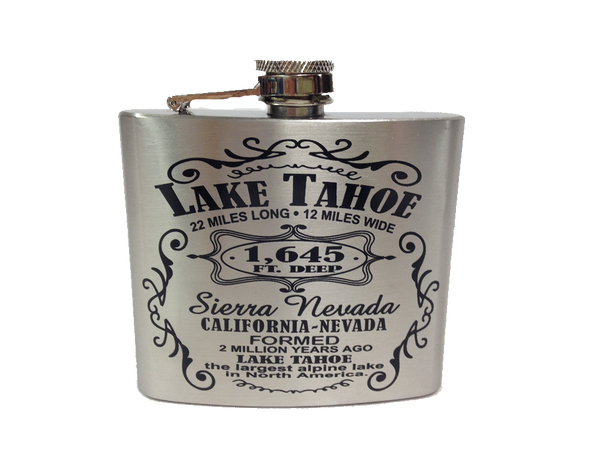 Souvenir Flask Silver Lake Tahoe