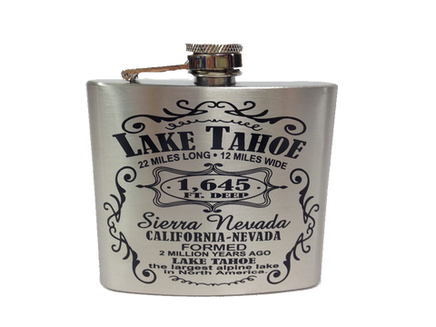 Souvenir Flask Silver Lake Tahoe