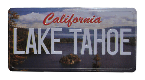 Souvenir Magnet License Plate Lake Tahoe