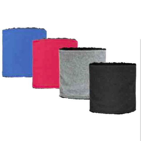 Winter Neck & Head Protection- Neck Gaitor Fleece, Assorted & Black