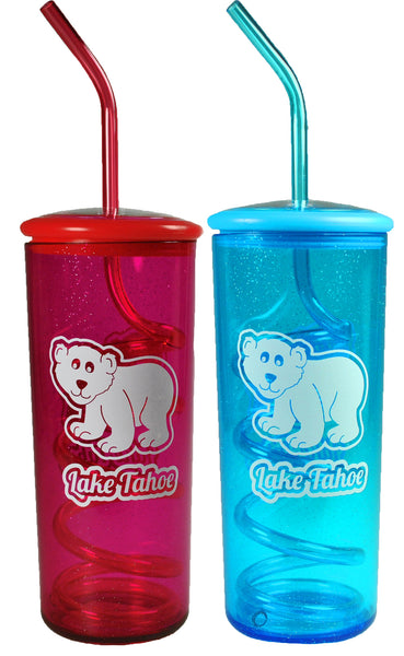 Sippy Cup & Straw Lake Tahoe Cub