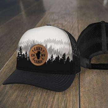 Souvenir Ball Cap Forest, Grey, Blue, Lake Tahoe