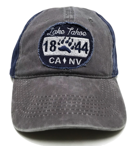 Souvenir Ball Cap Distressed Paw Patch Lake Tahoe