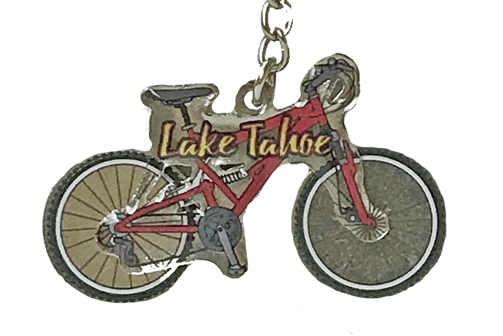 schlüsselanhänger mountainbike Souvenir Keychain Mountain Bike, Lake Tahoe