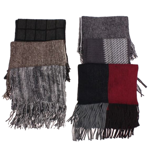 Winter Neck & Head Protection-Men's Fashion Scarves