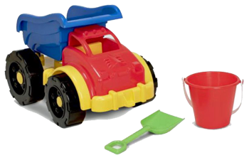 Summer Play Beach Toy 3 Piece Beach Truck Toy Set