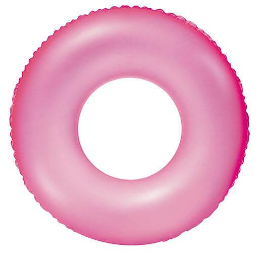 Inflatables and Floats Bestway 36" Frosted Neon Swim Ring, Age 10+