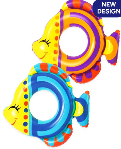 Inflatables and Floats Bestway Friendly Fish 32 x 30 Swim Ring, 3-6 Years