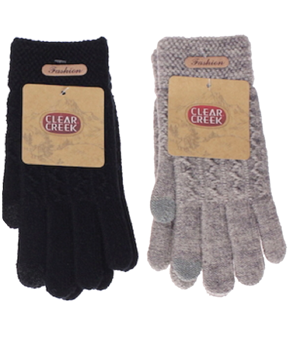 Winter Gloves Ladies Clear Creek Knit Fashion Texting Glove Wholesale Resort Accessories
