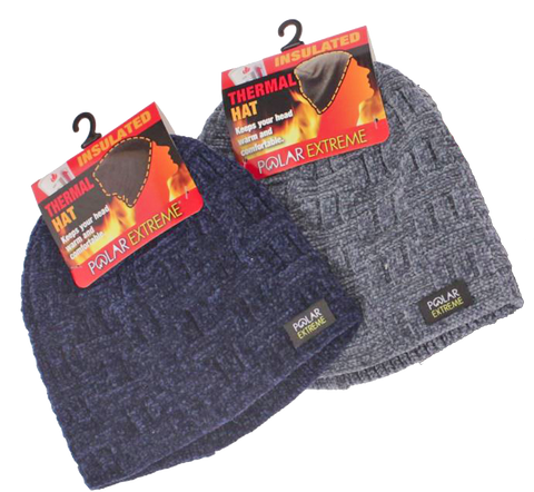 Winter-Hats Men's Polar Extreme Textured Solid Pull Hat