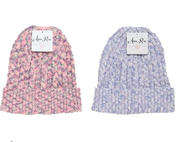 Winter-Hats Ladies Space-Dyed Cuff Pull Hat