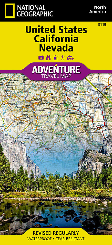 Maps-National Geographic Travel Maps-Folded, Nevada-California