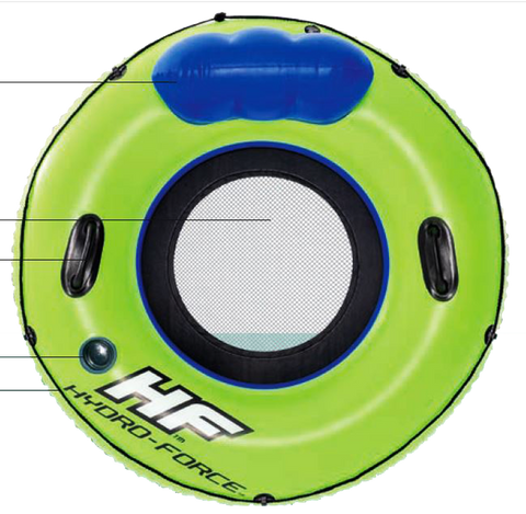 Inflatables and Rafts Bestway Whitecap Rider Hydro Force 47" Swim Tube, Ages 10+