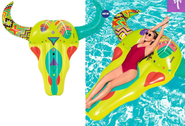 Inflatables and Floats Bestway Bohemian Buffalo 101" x 94" Lounge Float