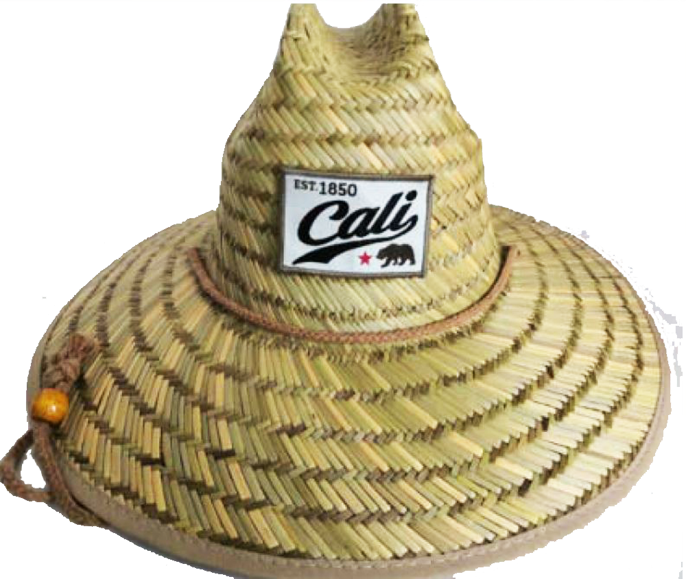 Shop Adult California Republic Badge Rush Straw Li Hats Wholesale Resort Accessories