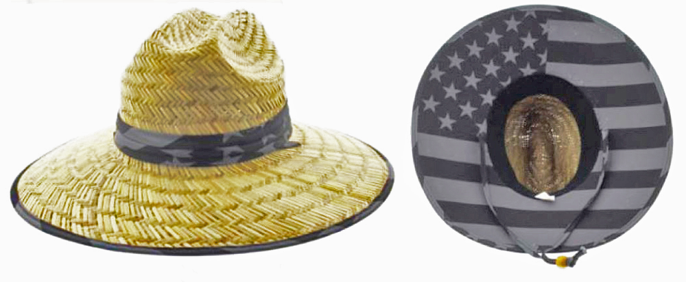 Shop Adult California Republic Badge Rush Straw Li Hats