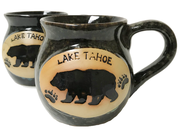 Souvenir Mug Ceramic Pot Belly Mug, Lake Tahoe
