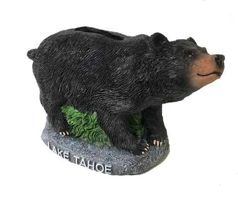 Souvenir Statue Resin Bear Black Bank Lake Tahoe