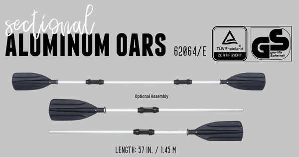 Inflatables and Rafts Oars Bestway Oars Aluminum Multi-Function 57"- 86" Sturdy Oars