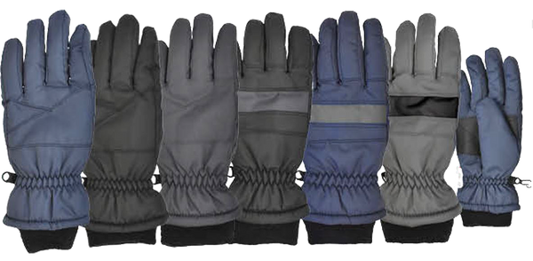 Winter Gloves-Men's Taslon Thinsulate Value Ski Glove